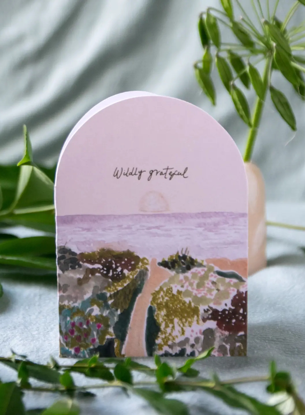 Wildly Grateful' Thank You Card from The Hidden Pearl Studio