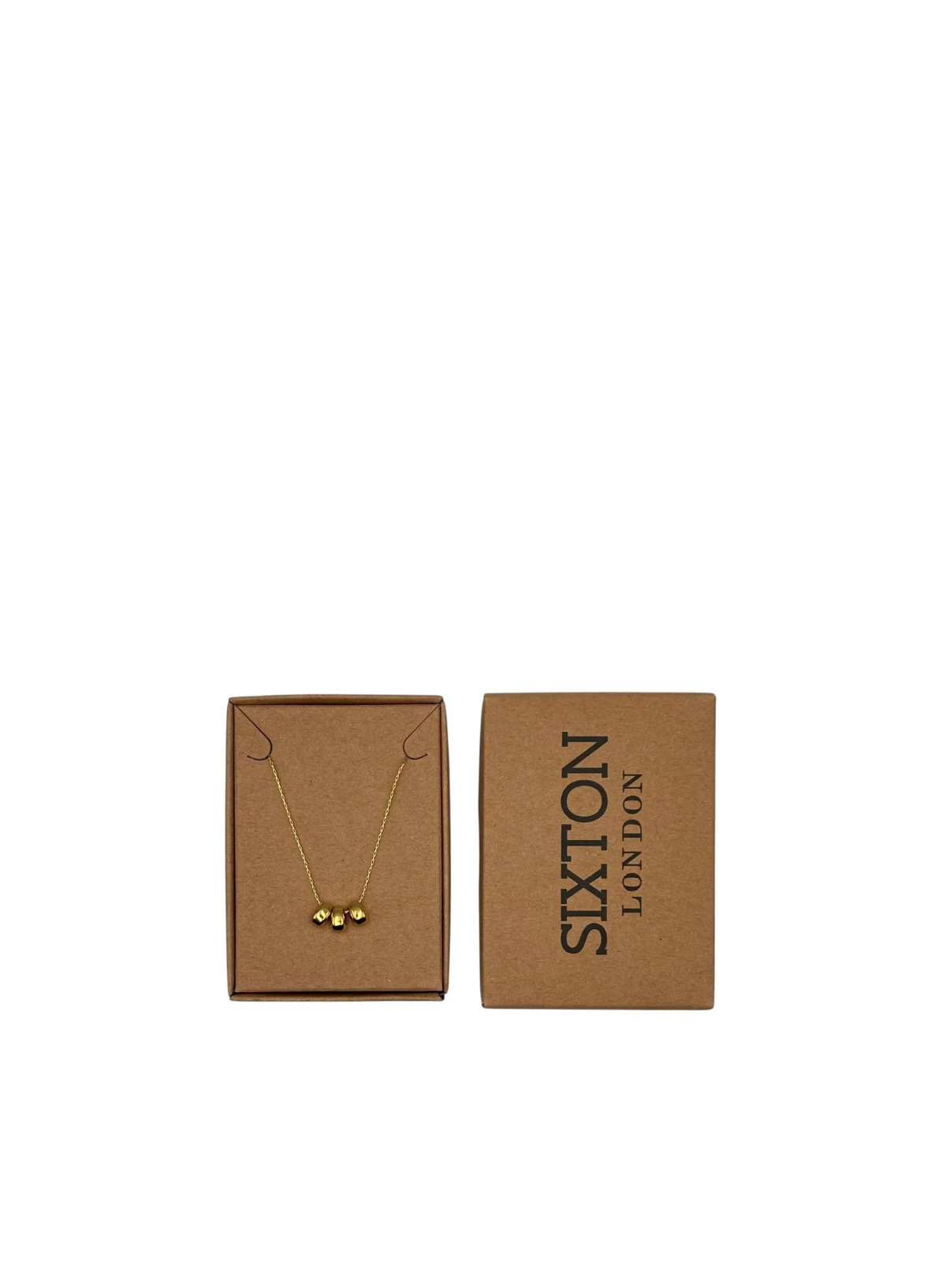 Triple Bead Necklace from Sixton