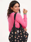 Tonya Bag in Black & Tan Leopard Print from Sugarhill