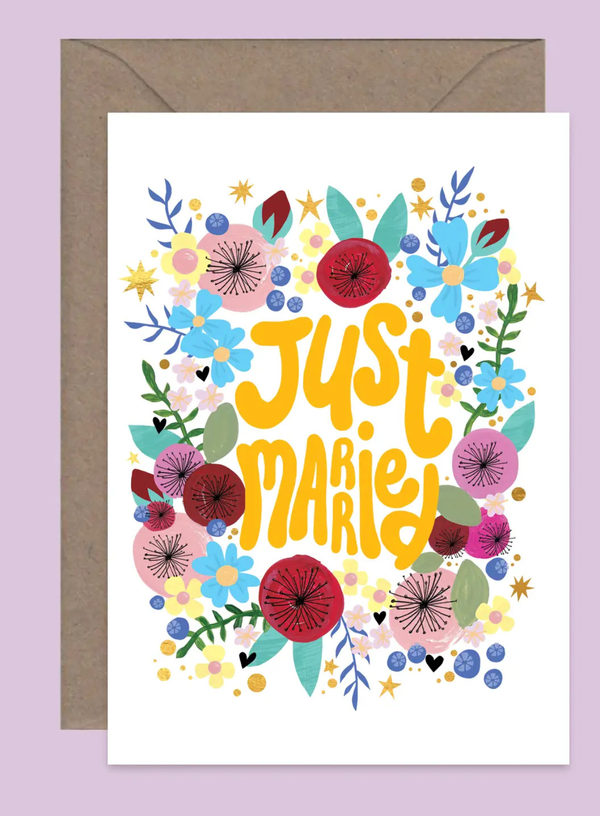Just Married Card from Callie Stay Cool