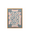 Hebi Illustration With Oak Frame from Bloomingville