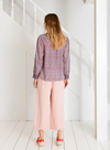 Aide Scallop Hem Trousers in Chalk Pink from Bonté