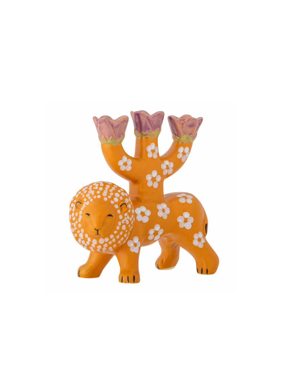 Lazar Orange Candle Holder from Bloomingville