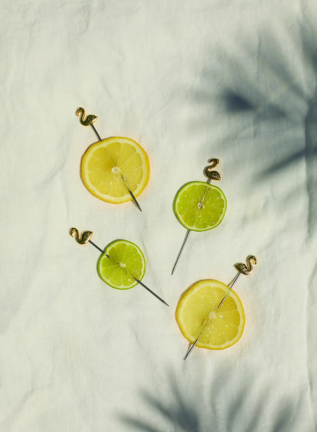 Lily Flamingo Cocktail Picks Set of 4 from Designworks Ink