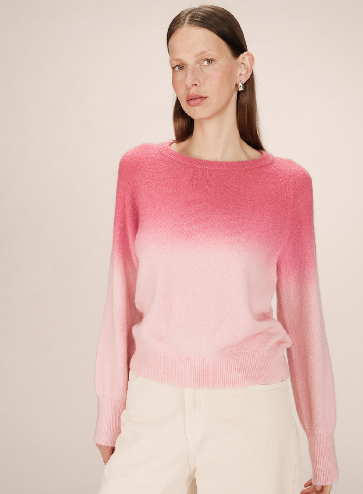 Sacramento Knit Jumper in Cristal Rose from Grace & Mila