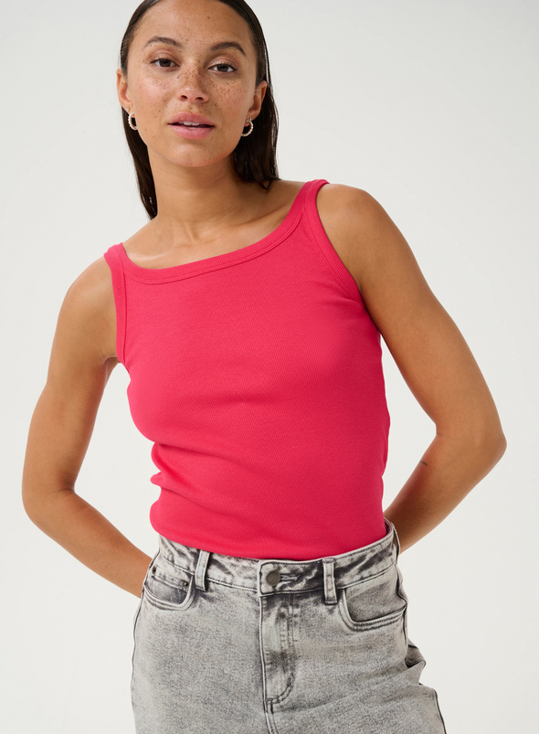 Carna Tank Top in Raspberry from Kaffe