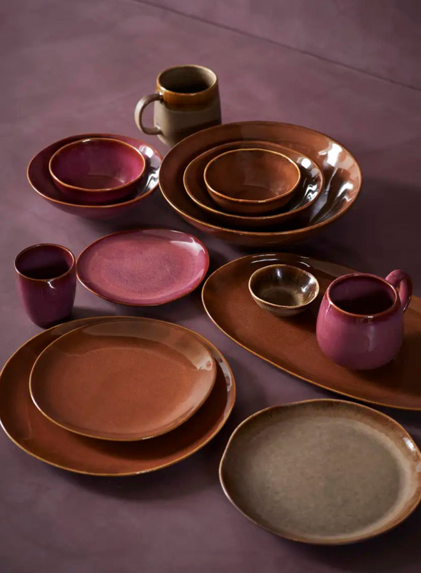 Asta Plum Stoneware Mug from Madam Stoltz