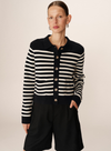 Pam Cardigan in Marine Stripe from Grace & Mila