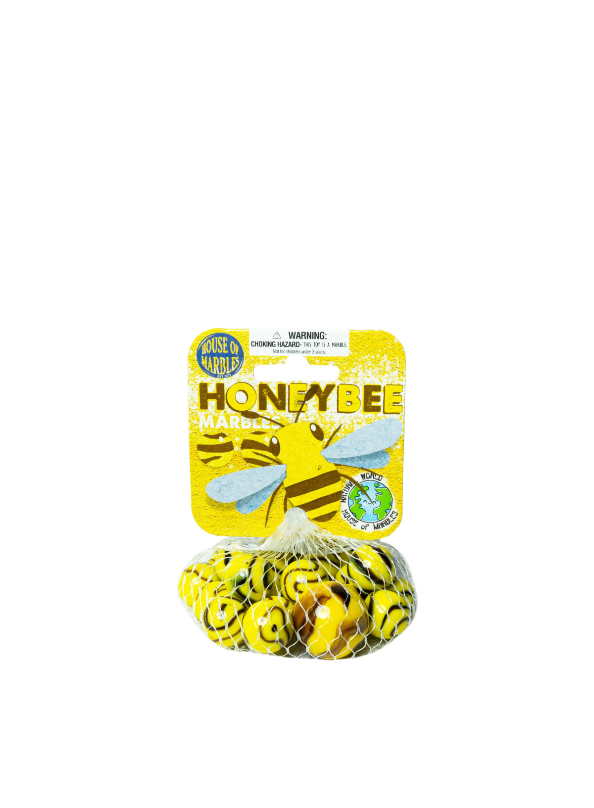 House of Marbles Honeybee Net bag of Marbles