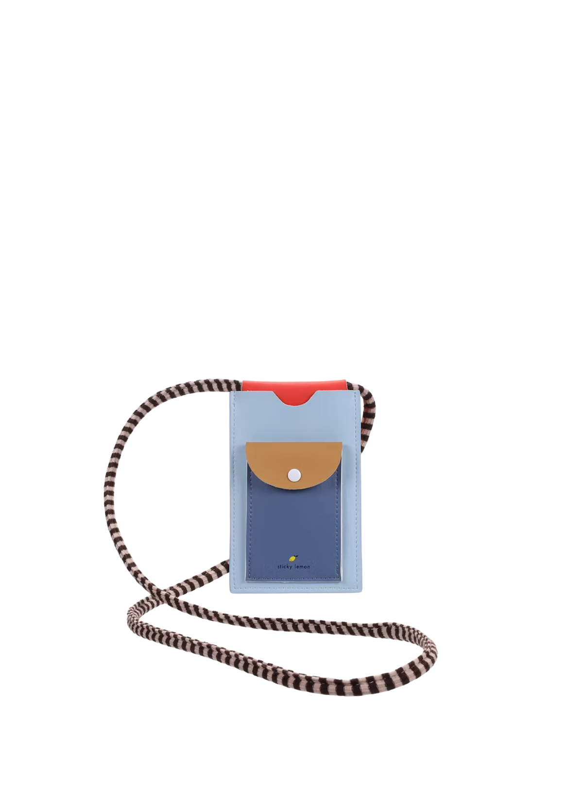 Sticky Lemon Phone Pouch Wonders in Zissou Blue + Blue Whale from Rilla Go Rilla