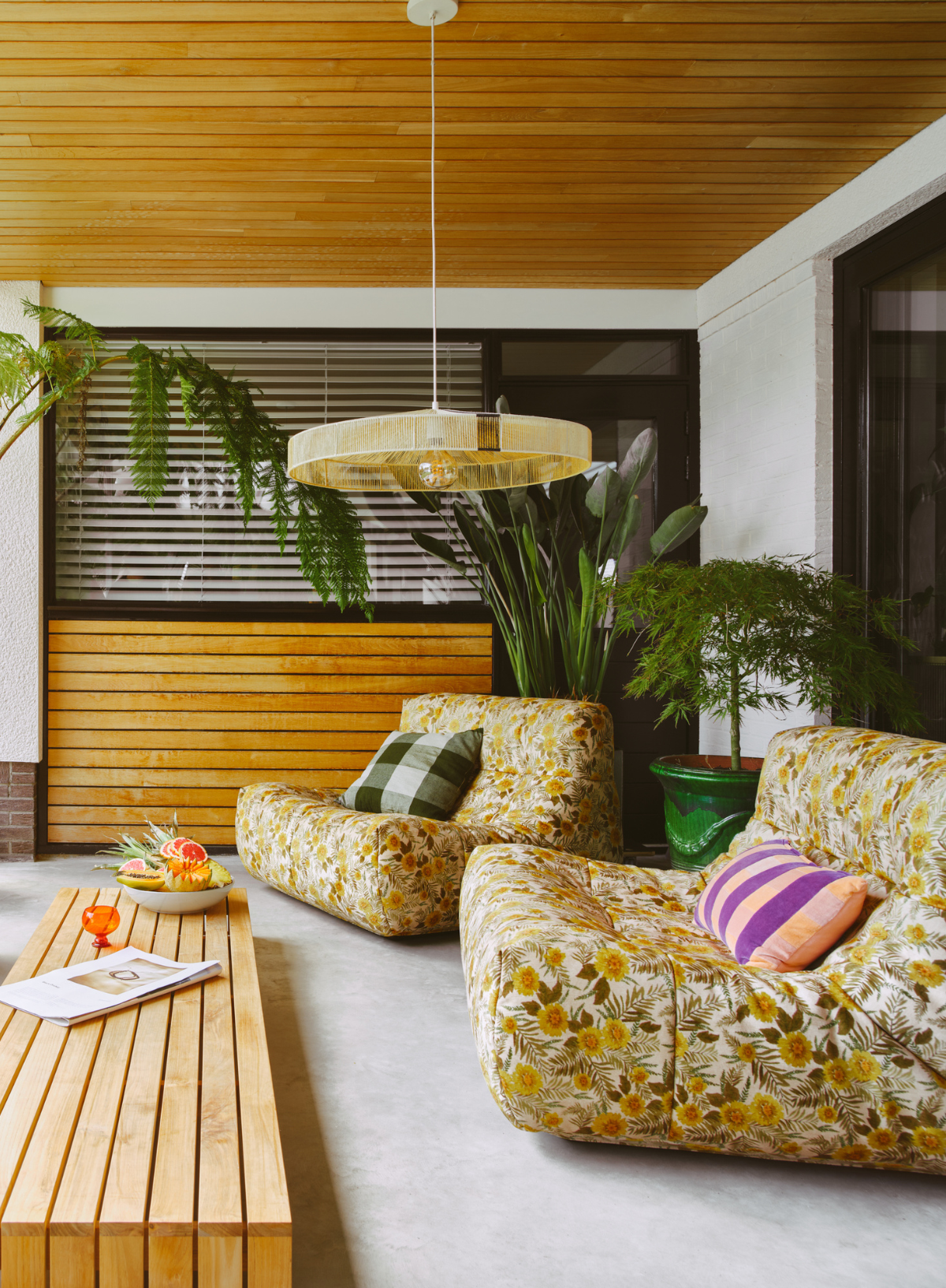 Woven Cushion in Lowlands from HK Living