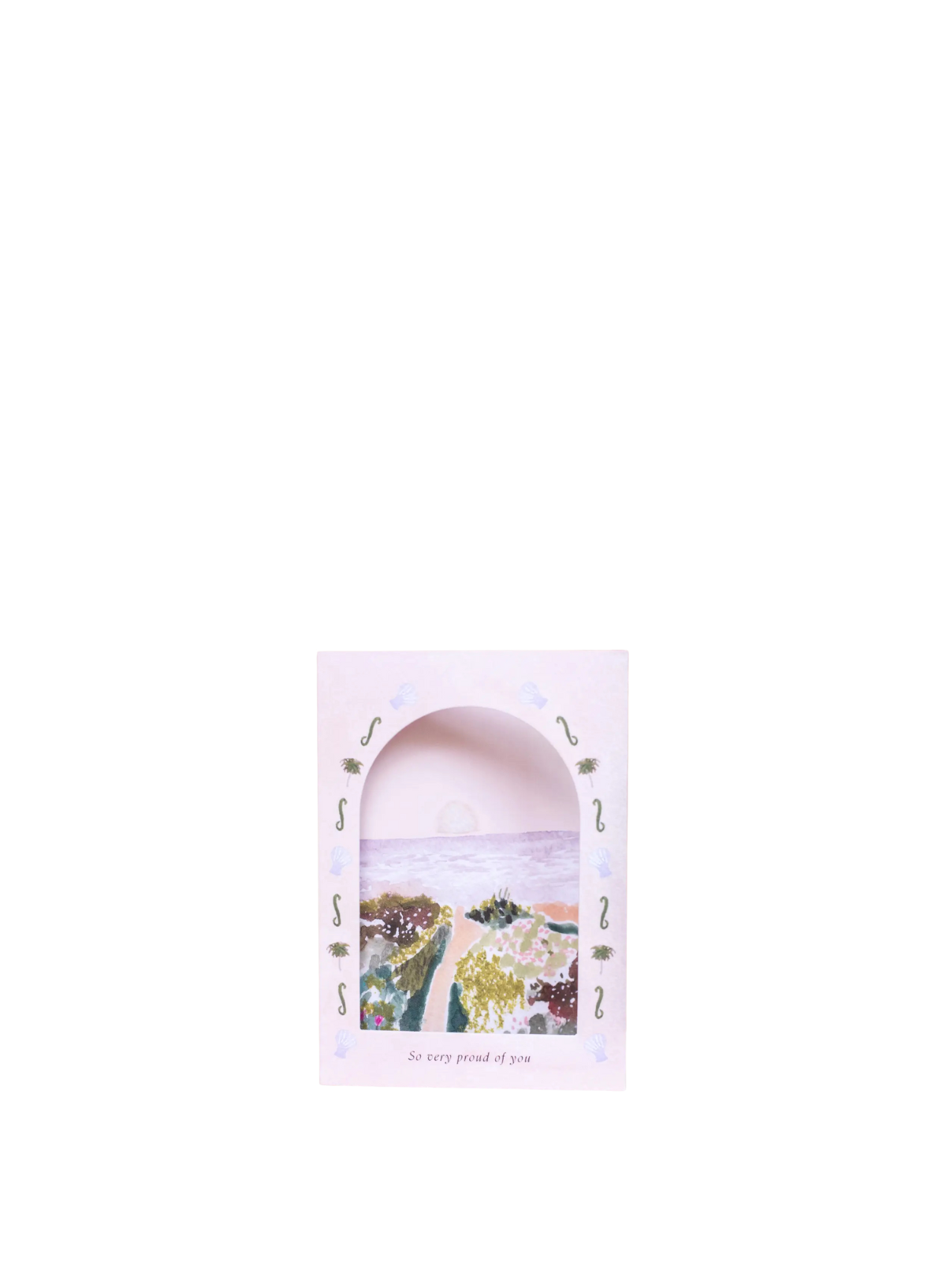 Proud of you Beach Arch Window Card from The Hidden Pearl Studio