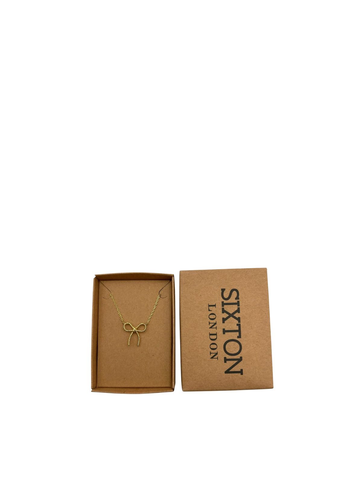 Beaded Bow Necklace from Sixton