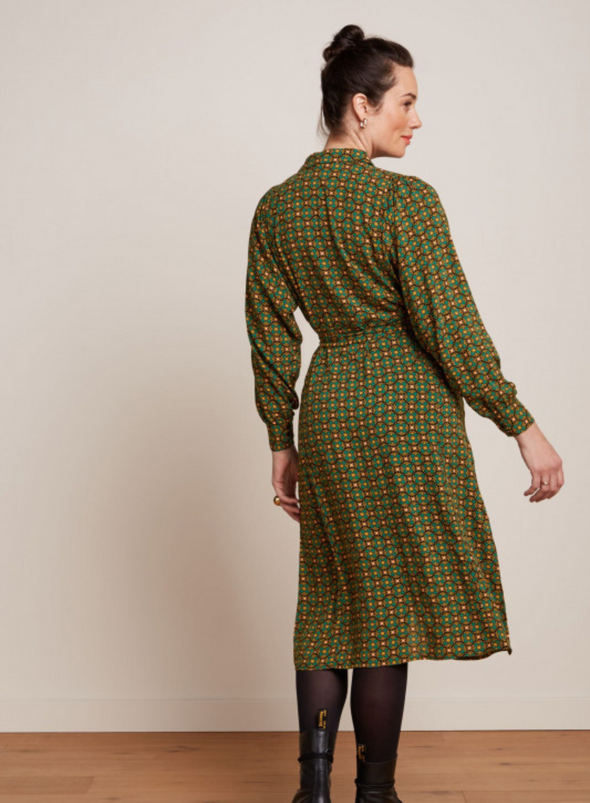 Marisa Dress Valley in Peacock Green from King Louie