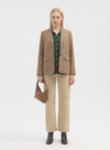 Jersey + Woven Blouse with Appliqué from Nice Things