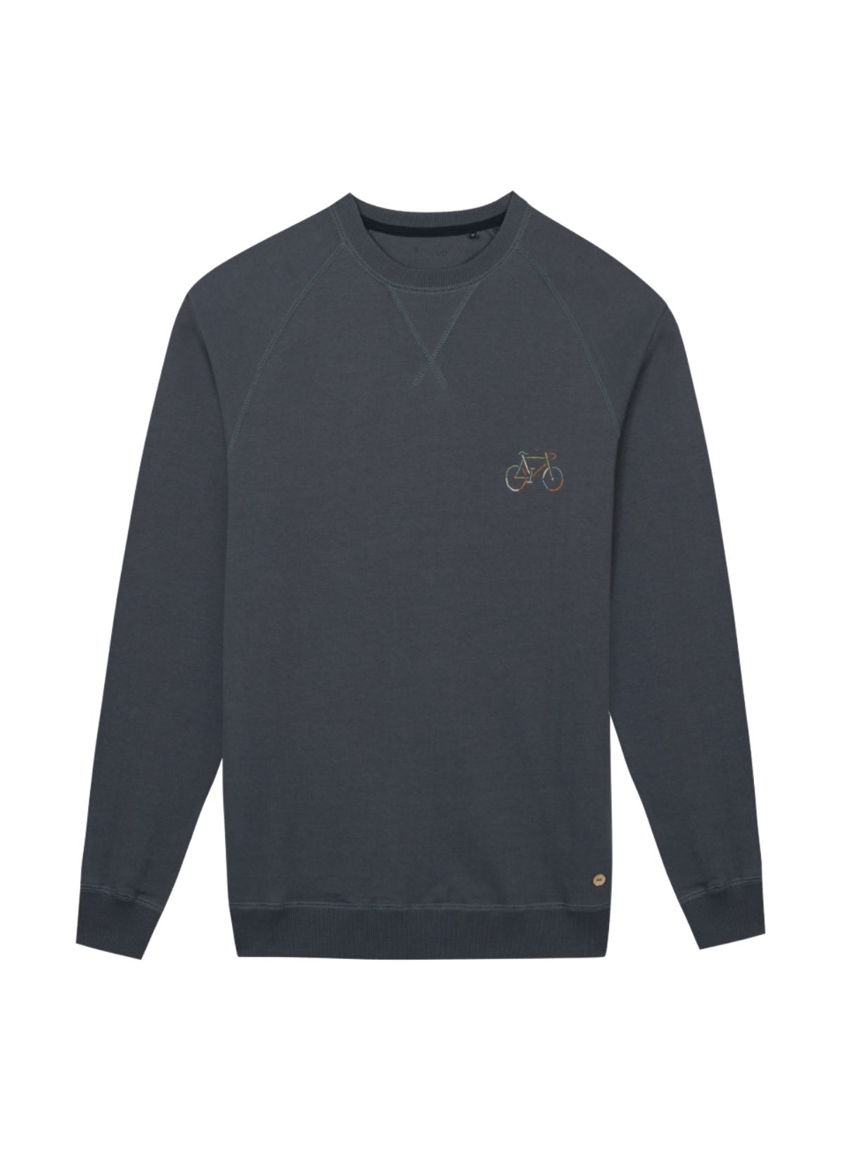 Darney Cotton Sweatshirt in Navy from Faguo