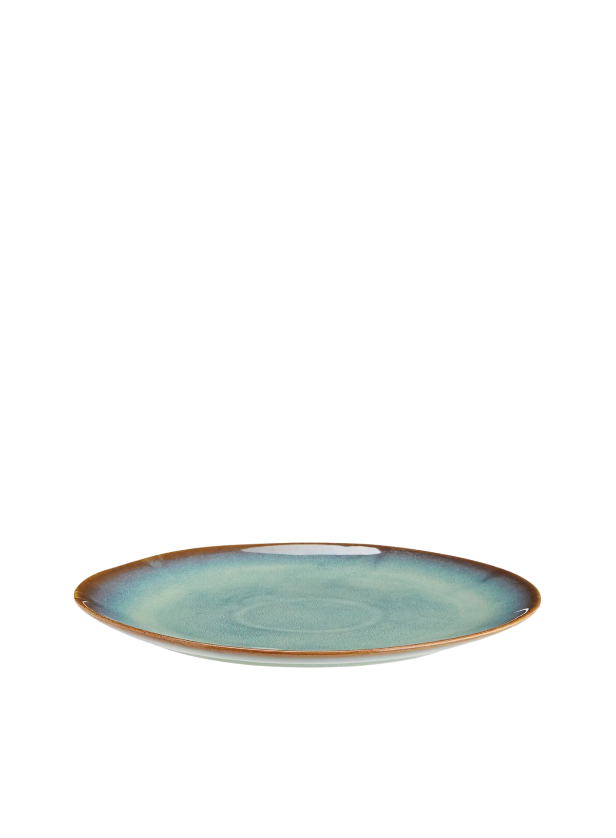 Asta Green Stoneware Dinner Plate from Madam Stoltz