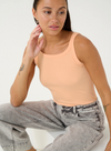 Carna Tank Top in Peach Nectar from Kaffe