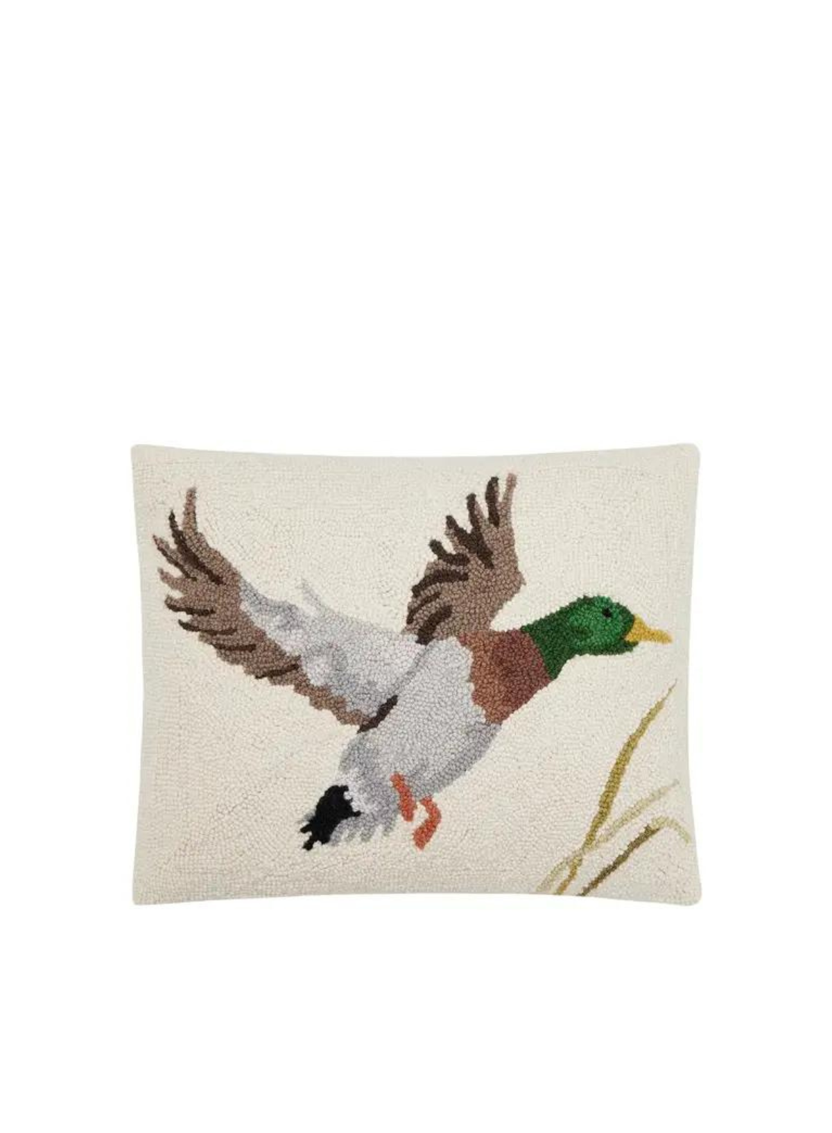 Camp Wandawega Mallard Hook Cushion from Peking Handicraft