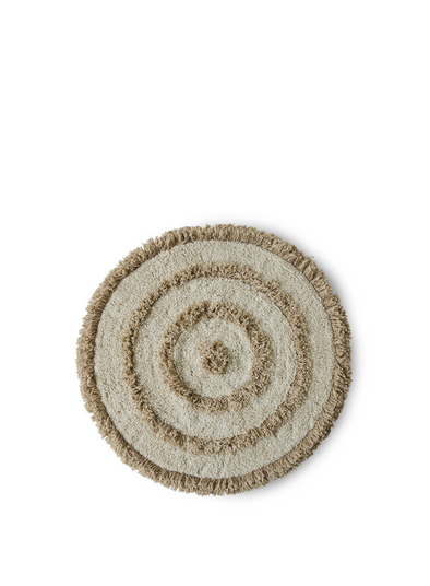 Round Bath Mat in Cream from HK Living