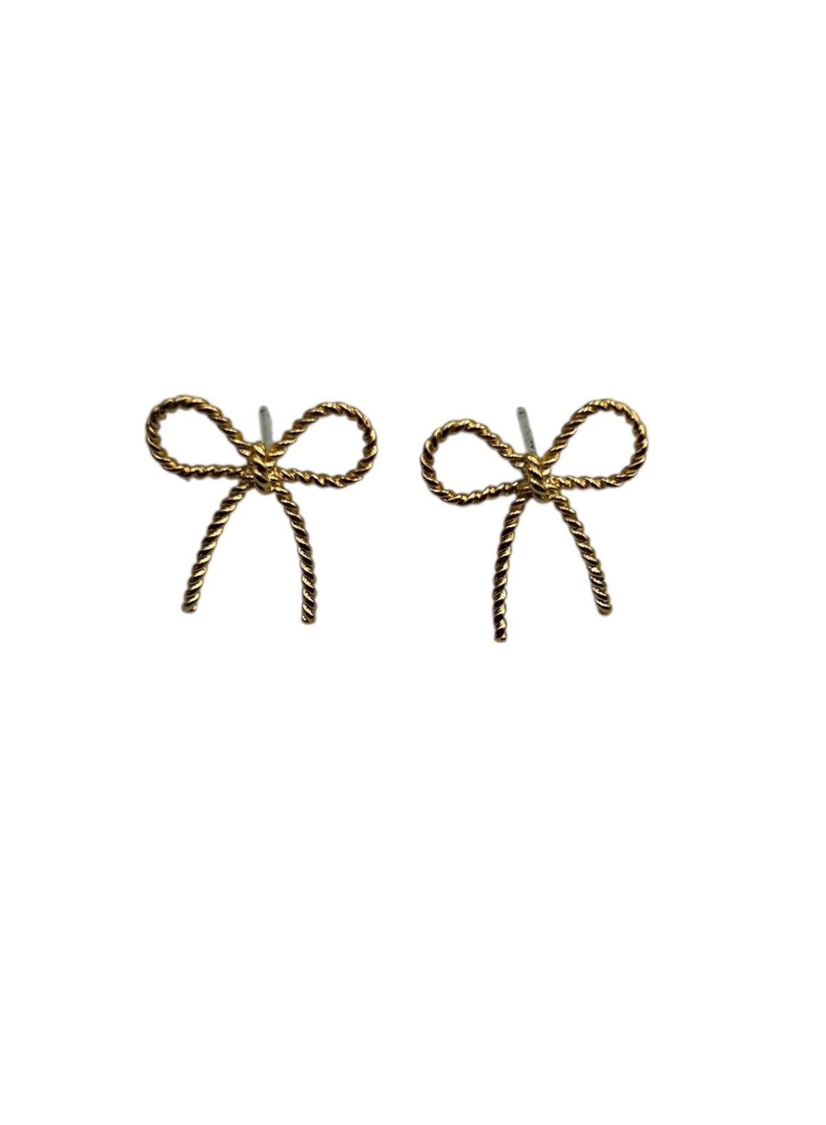 Beaded Bow Earrings from Sixton
