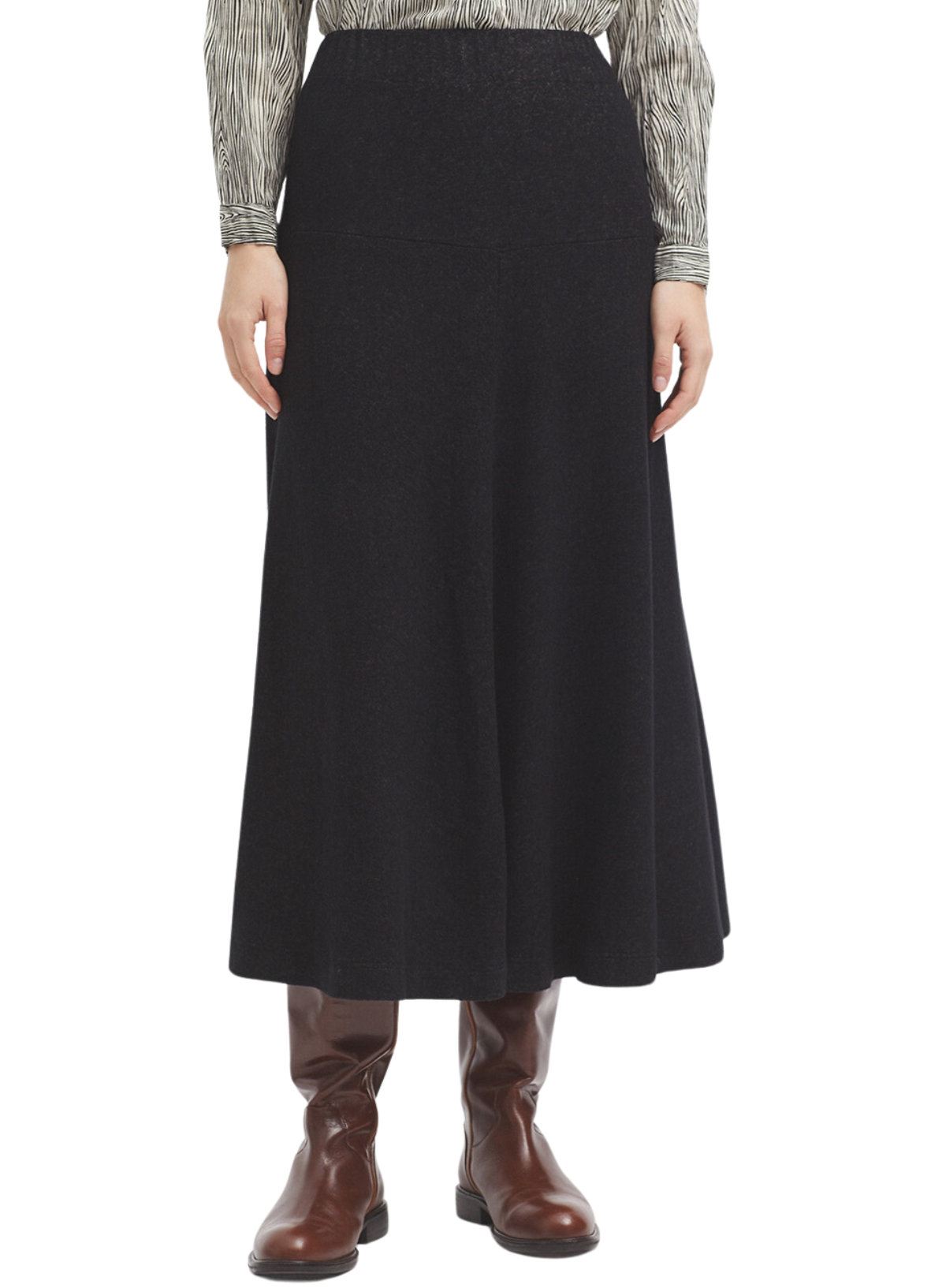 Long Brushed Skirt from Nice Things