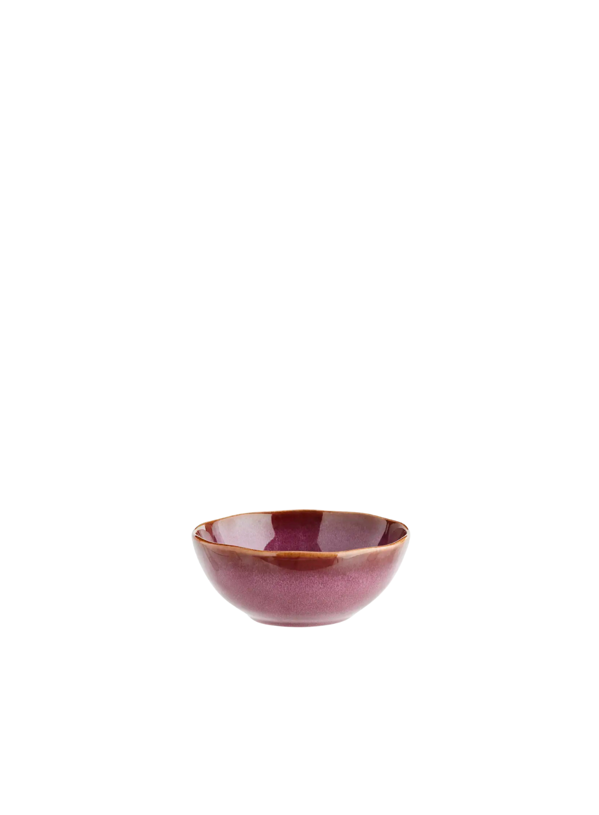 Small Asta Plum Stoneware Bowl from Madam Stoltz