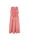 Long Dress in Red Stripes from Compañia Fantastica