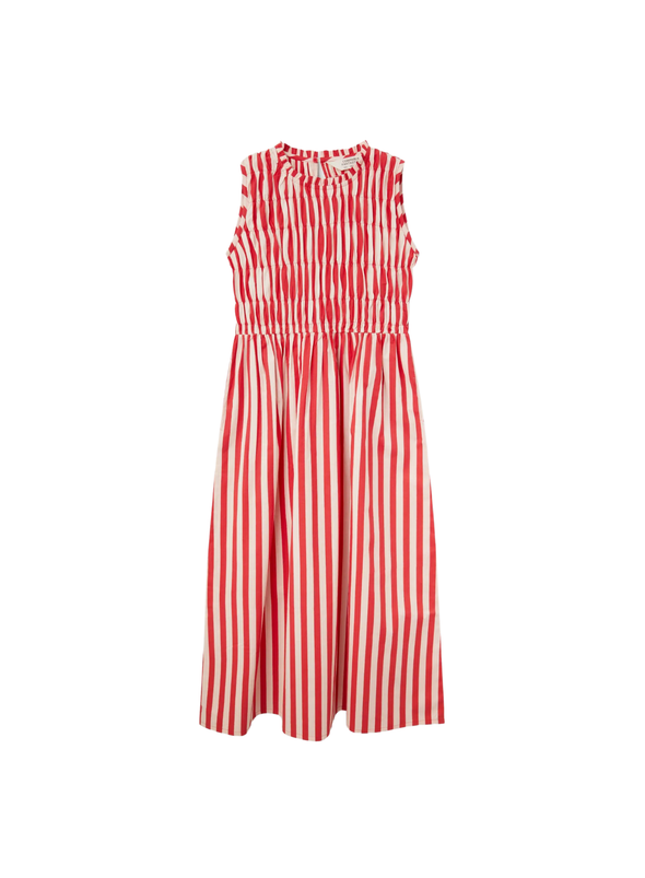 Long Dress in Red Stripes from Compañia Fantastica