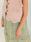 Estelle Scallop Edge Gilet in Chalk Pink from Bonté