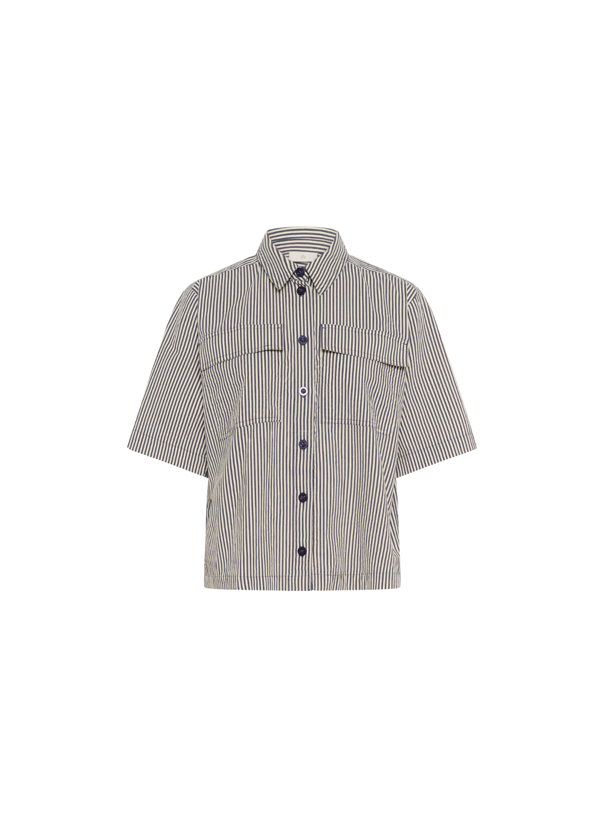 Naya Striped Shirt in Midnight/White from Kaffe