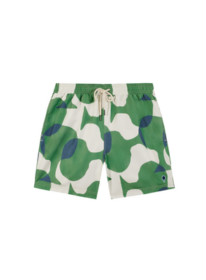 Mimizan Swim Shorts in Ecru Pattern from Faguo