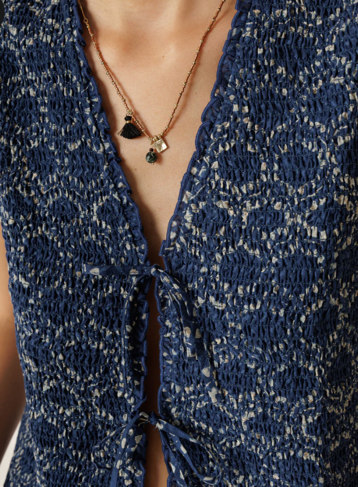 Indi & Cold Necklace in Terracota