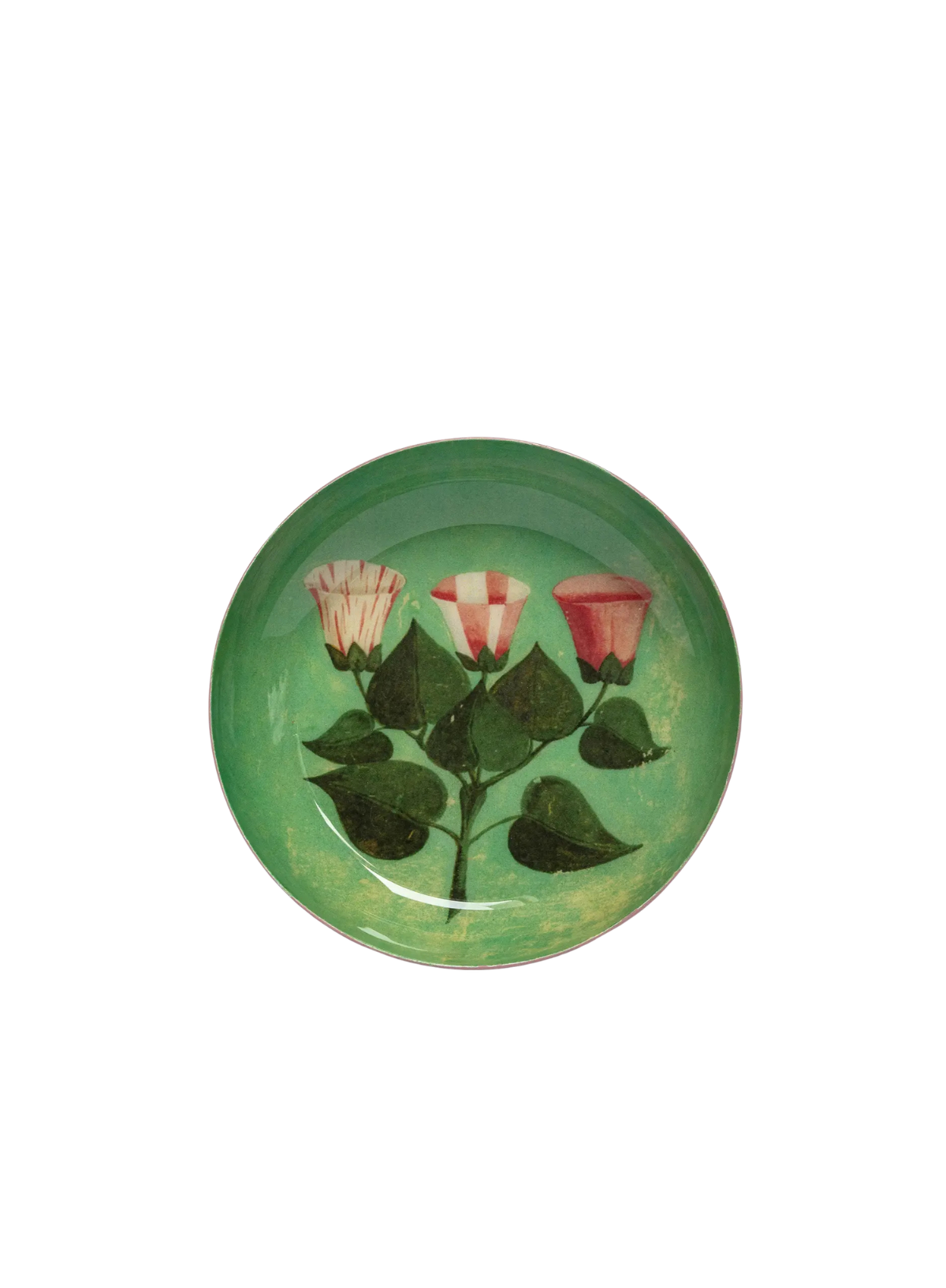 Roomytown Round Enamel Tray - Festival of Flowers