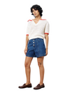 Caina Knit Top in Creme from FRNCH