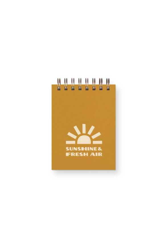 Sunshine & Fresh Air Mini Jotter from Ruff House Print Shop