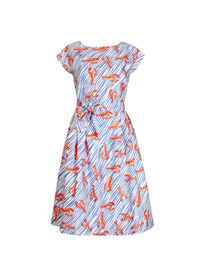 Beatrice Cap Lobster Dress in Ivory from Palava