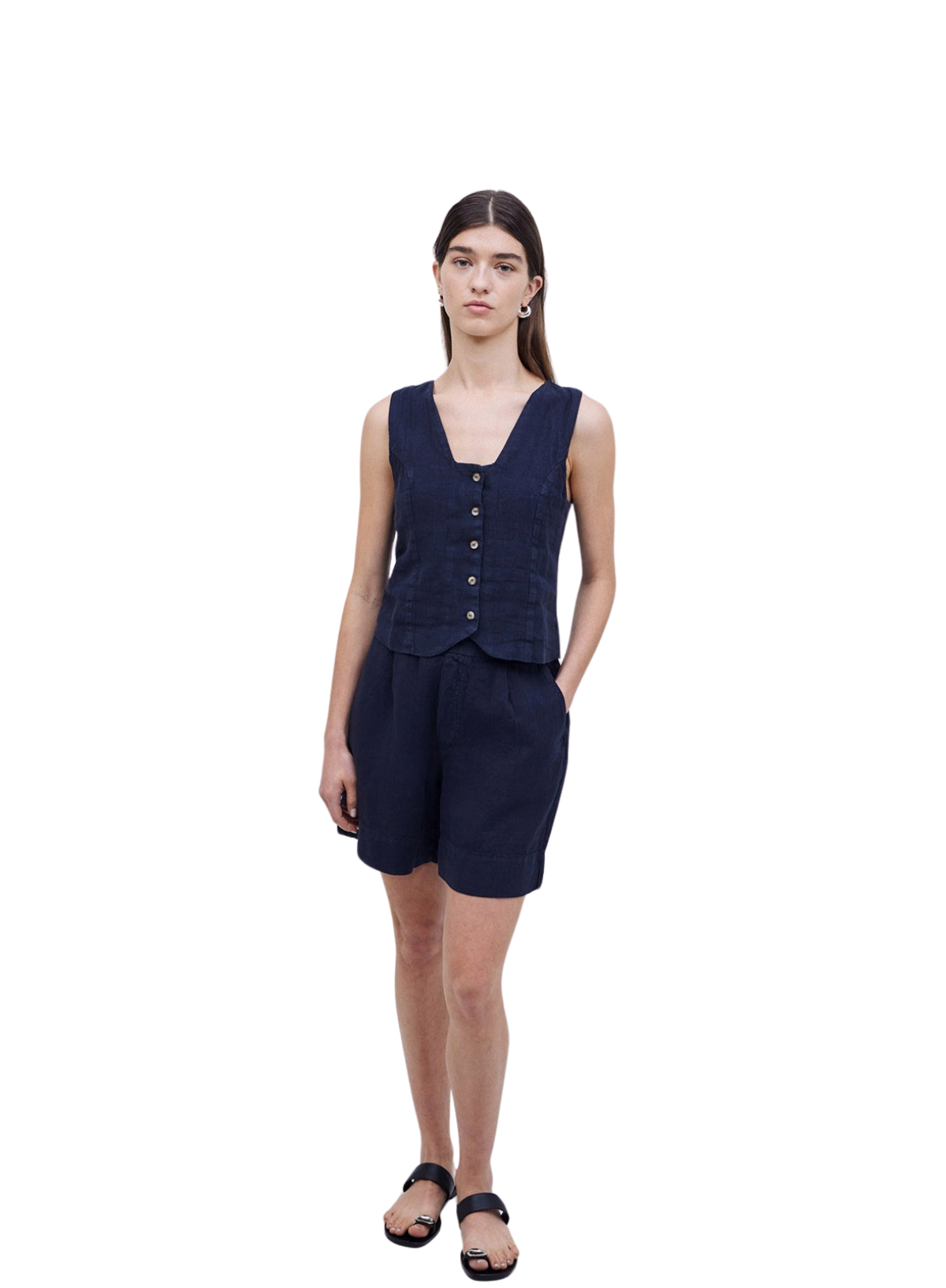 Portofino Shorts in Navy from Yerse