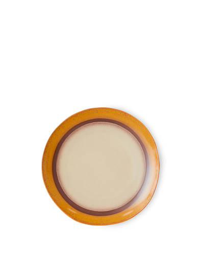 70s Ceramics Dinner Plate in Coconut from HK Living