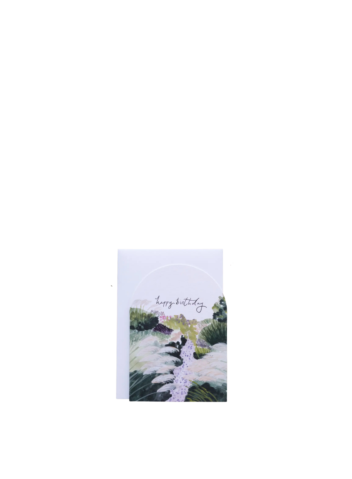 Happy Birthday Pampas Garden Birthday Card from The Hidden Pearl Studio