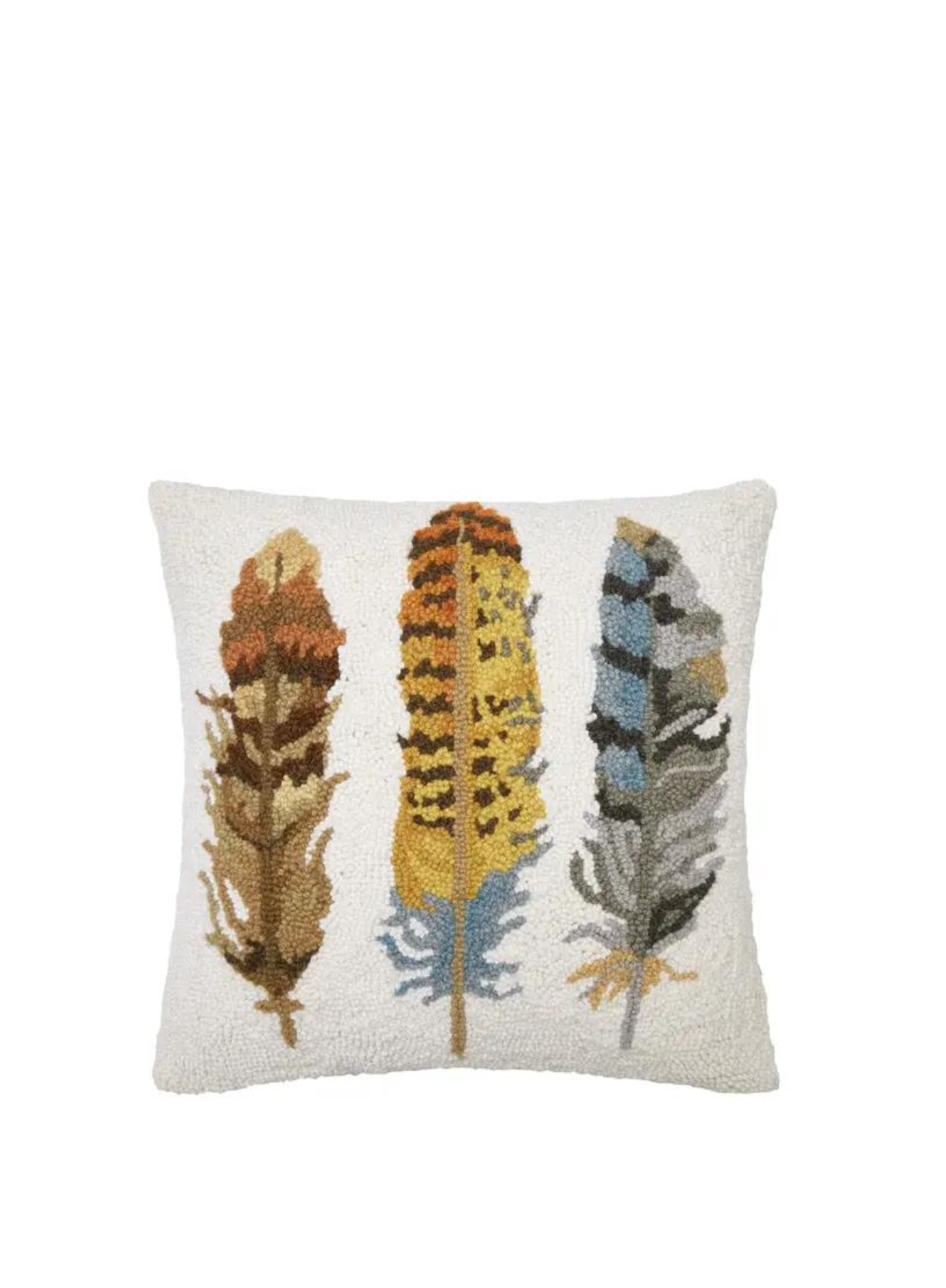 Feathers Hook Cushion from Peking Handicraft