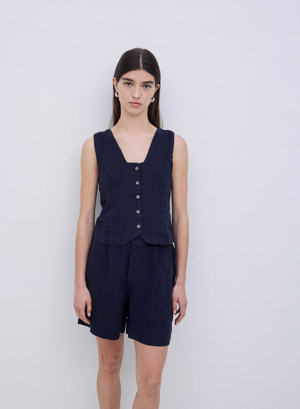 Portofino Shorts in Navy from Yerse