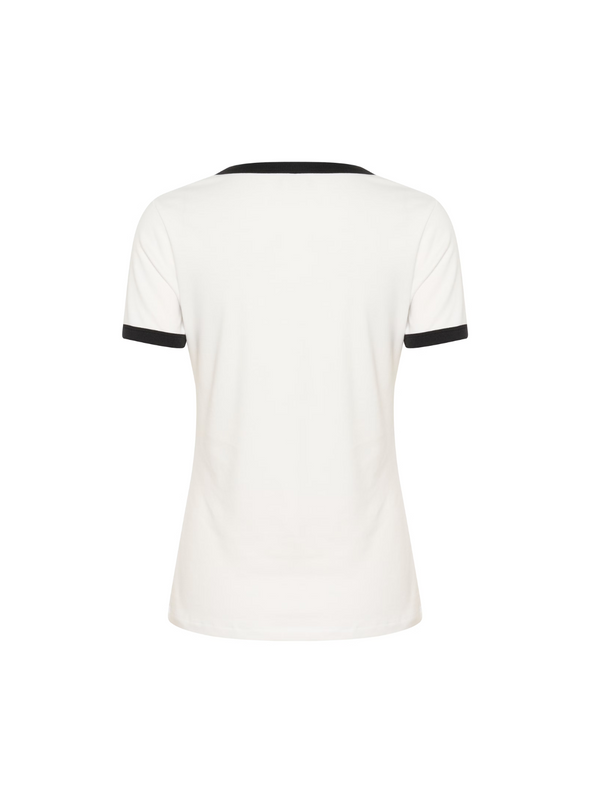 Lilian T-Shirt in Chalk/Black Heart from Kaffe