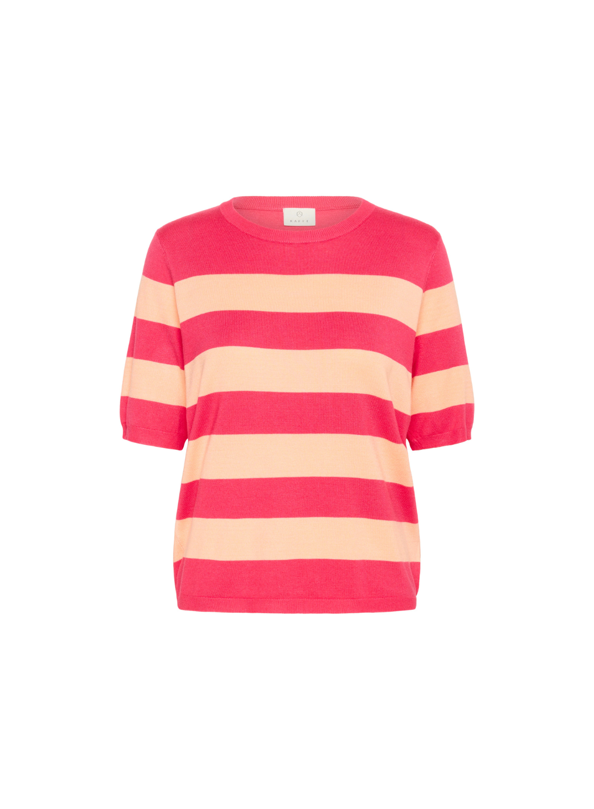 Lizza Striped Knit in Raspberry/Peach from Kaffe
