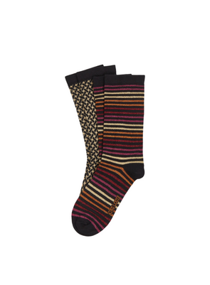 Socks 2-Pack Mariani in Maple Orange from King Louie