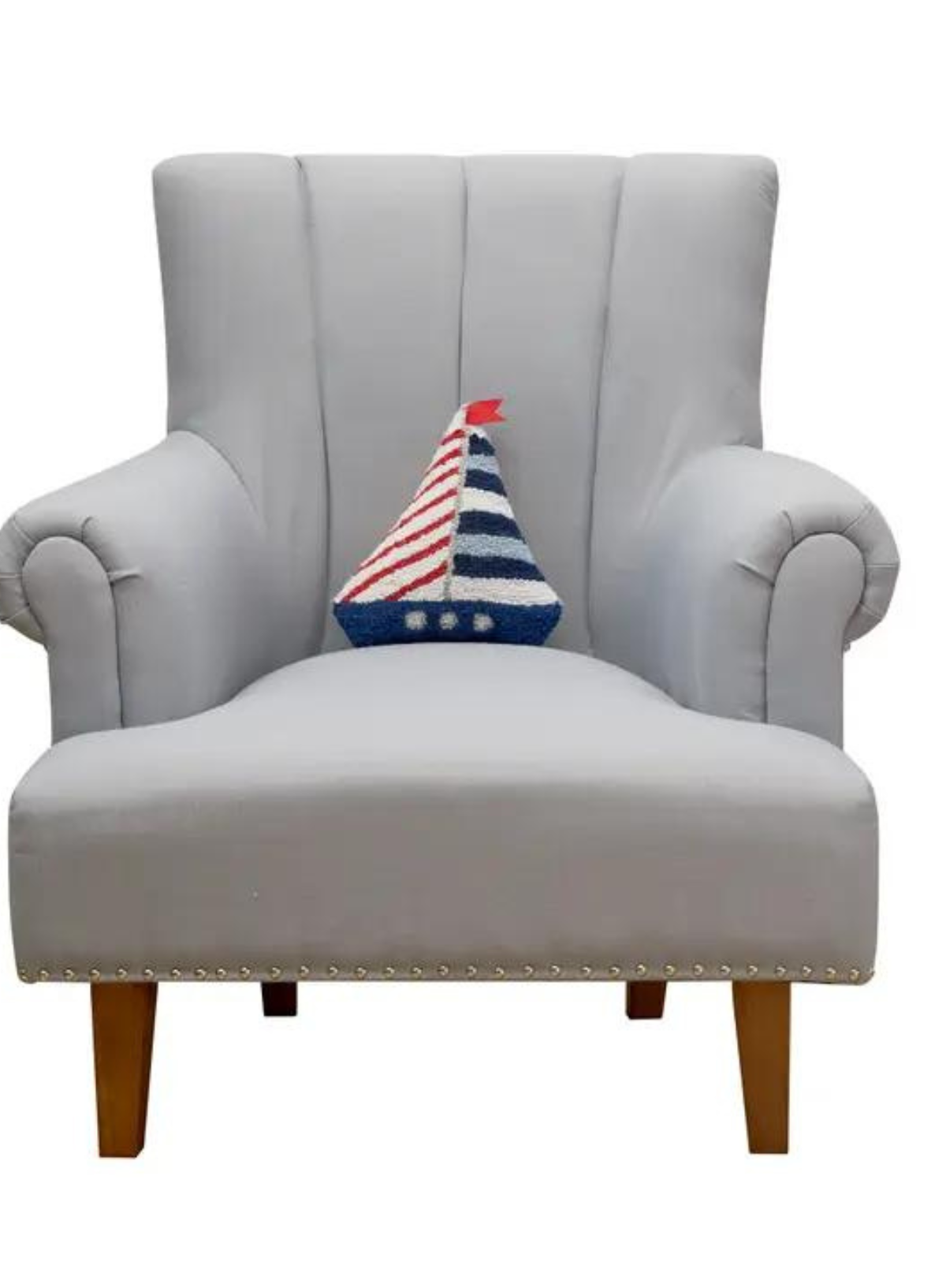 Shaped Sailboat Hook Cushion from Peking Handicraft