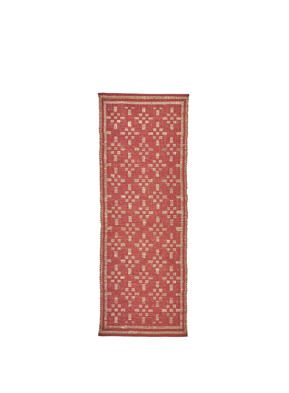 Raspberry Jute Runner 70/200cm from Madam Stoltz