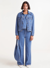 Denim Jacket in Blue with Spots from Compañia Fantastica