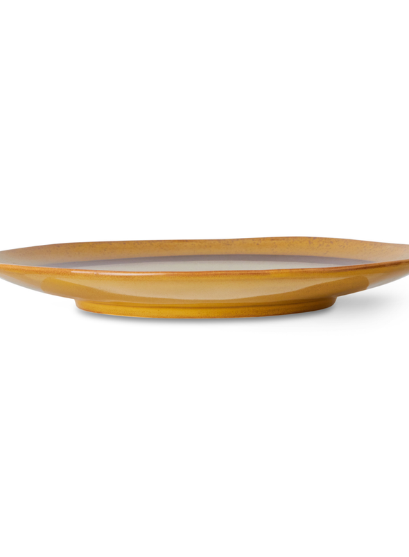 70s Ceramics Dinner Plate in Coconut from HK Living