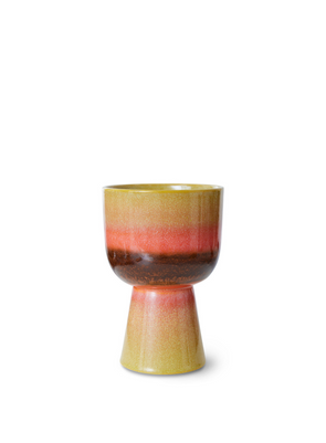 Retro Flower Pot Lime Green from HK Living